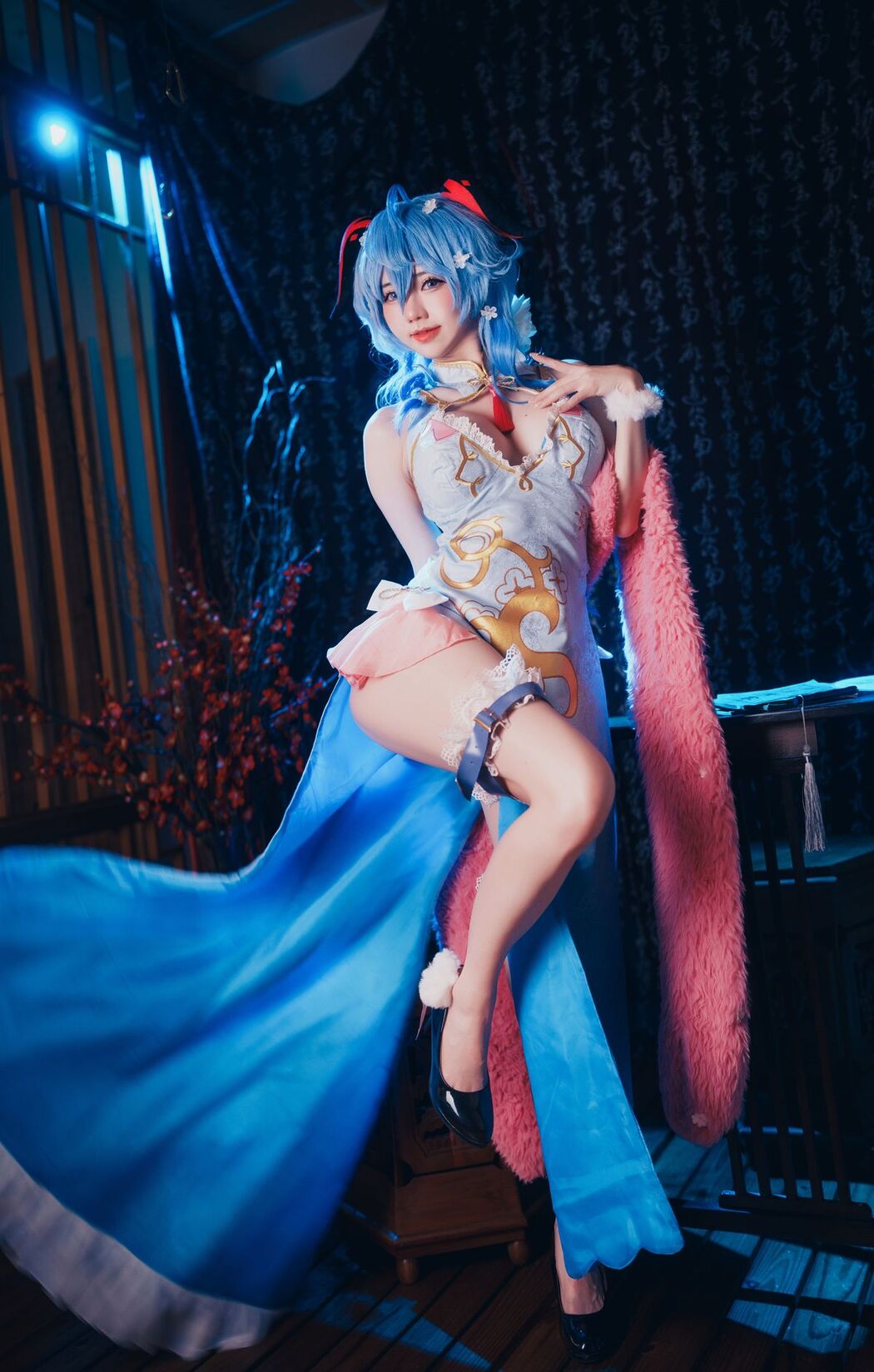 Coser@Sally多啦雪 Sally Dorasnow – Ganyu QiPao (40P)