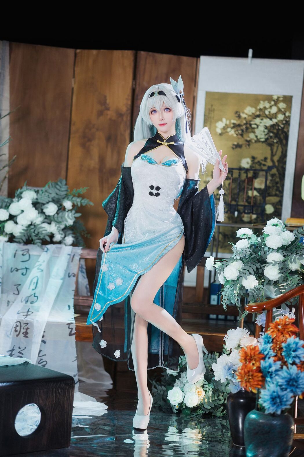 Coser@Tomoyo酱 – 星穹铁道 流萤旗袍 (25P)