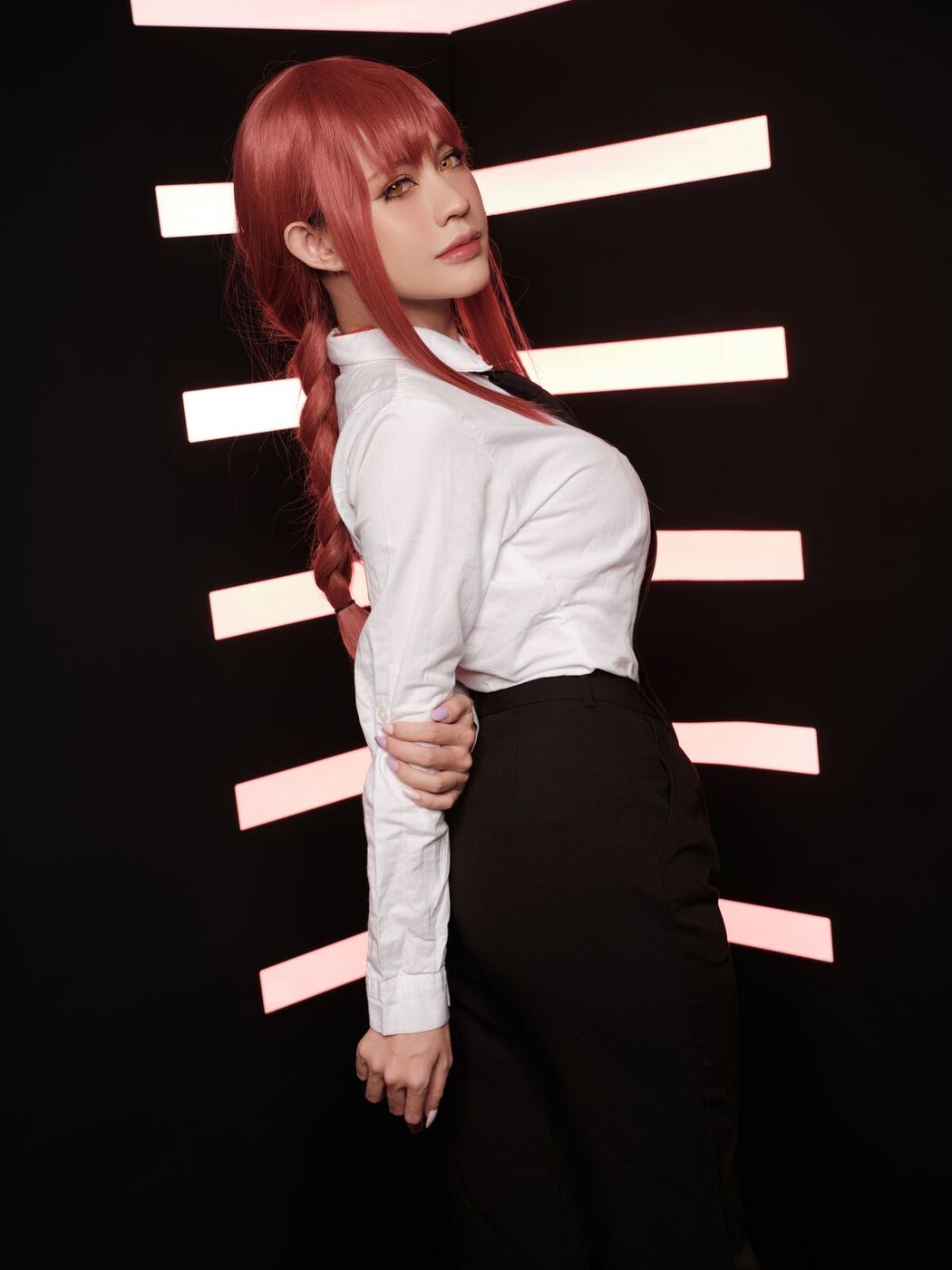 Coser@PingPing &#8211; Makima Hell Rider Chainsaw Man (32P)