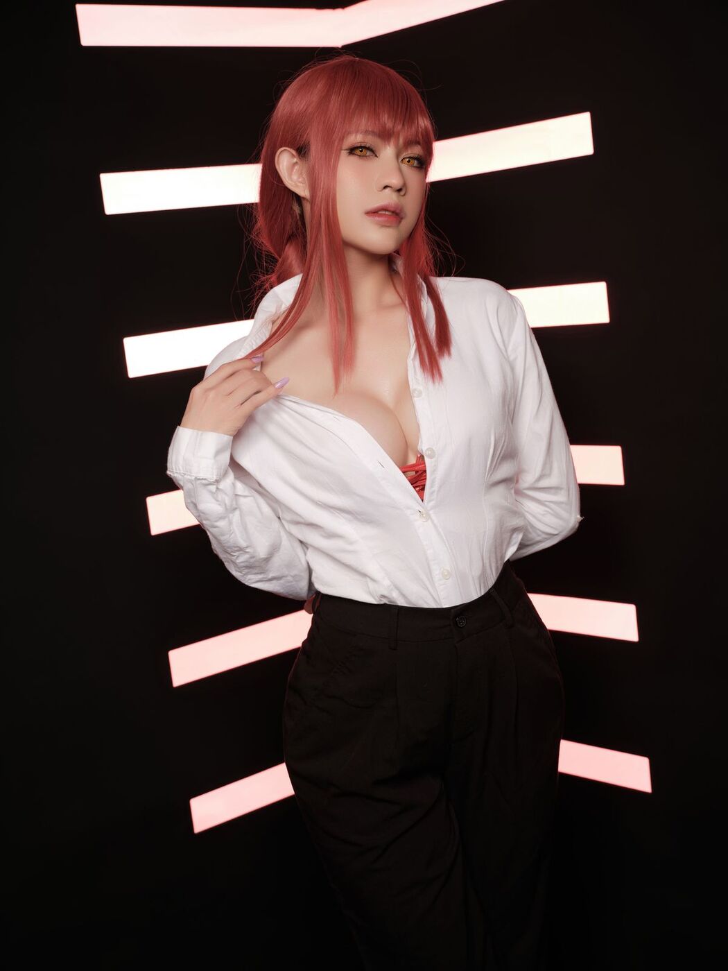 Coser@PingPing – Makima Hell Rider Chainsaw Man (32P)