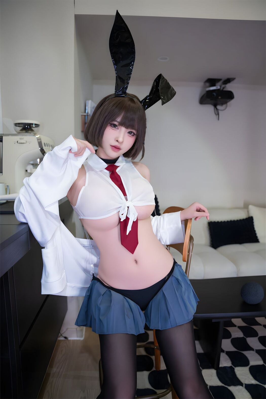 Coser@清水由乃 – JK兔女郎 (60P)
