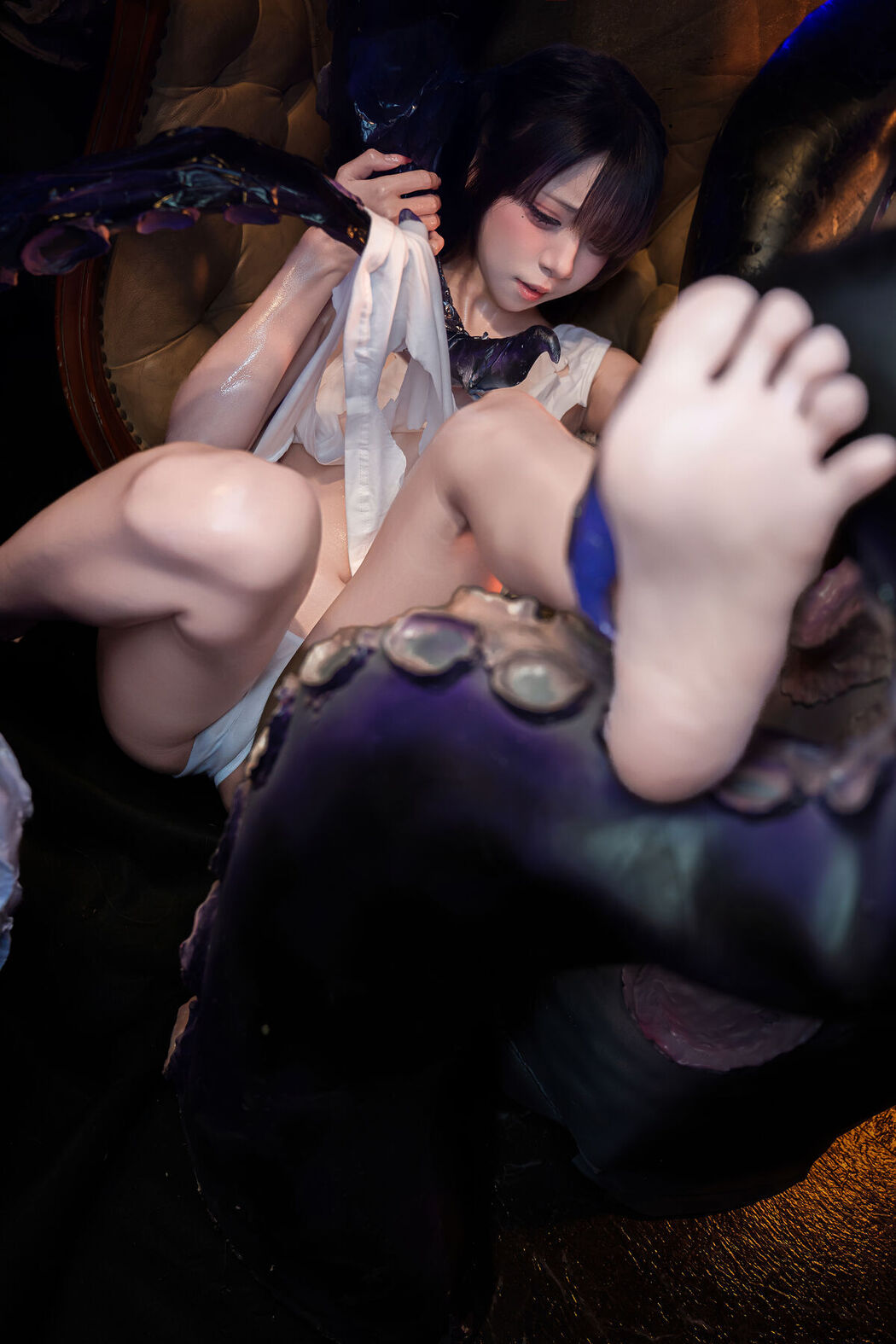 Coser@纸悦Etsu_ko &#8211; 破洞背心触手酱 (87P)