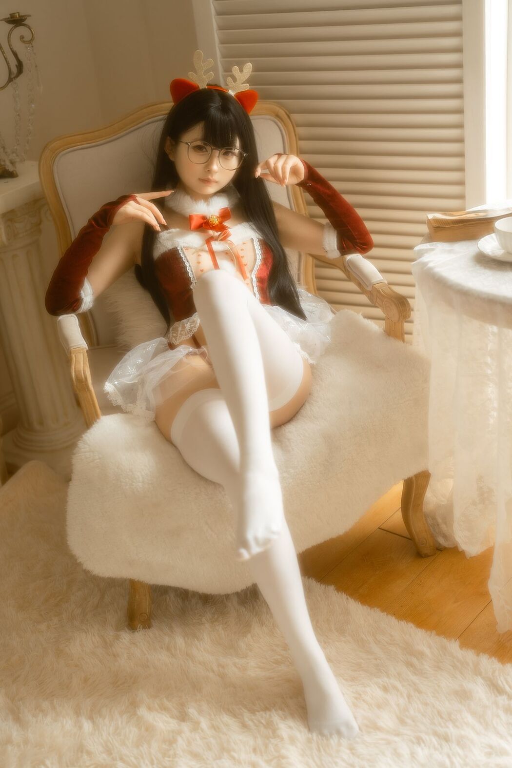 Coser@幼水铃衣 – 圣诞小鹿 (81P)
