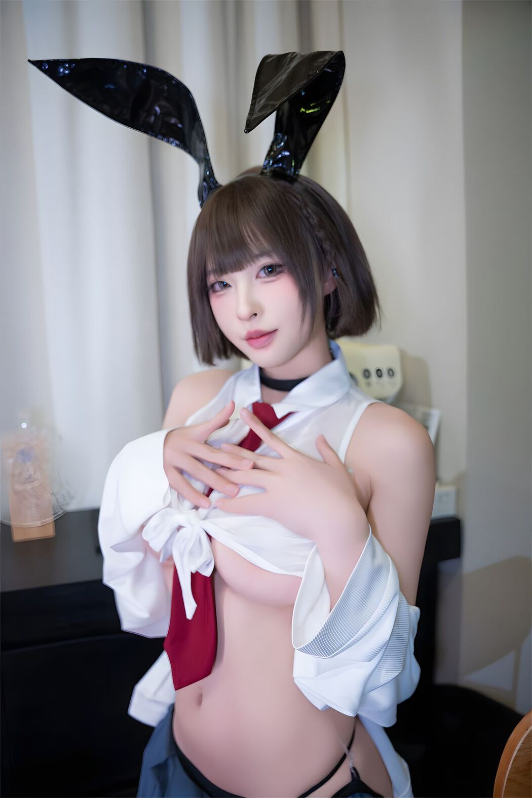 Coser@清水由乃 – JK兔女郎 (60P)