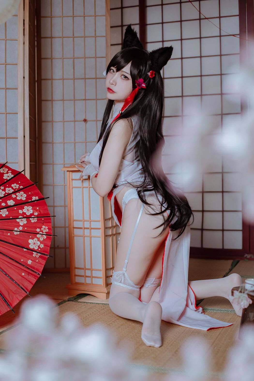 Coser@二佐Nisa – 犬之眷 碧蓝航线 爱宕 旗袍 (19P)