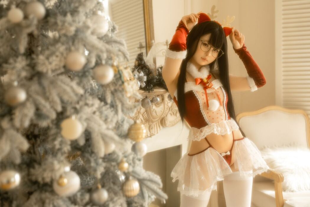 Coser@幼水铃衣 – 圣诞小鹿 (81P)