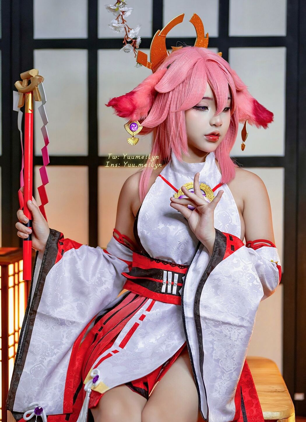 Coser@linhi_cute yuumeilyn &#8211; 八重神子 (54P &#8211; 6V)