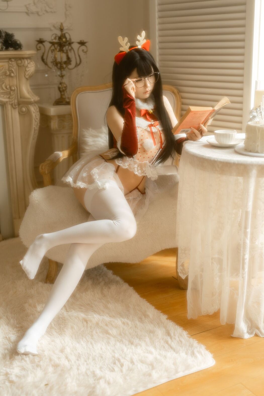 Coser@幼水铃衣 – 圣诞小鹿 (81P)