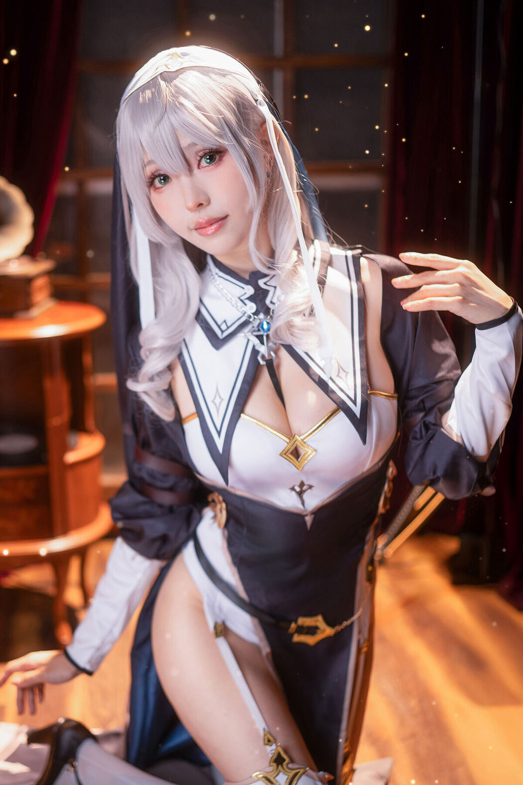 Coser@Ely_eee ElyEE子 &#8211; Shirogane Noel Nun (28P &#8211; 13V)