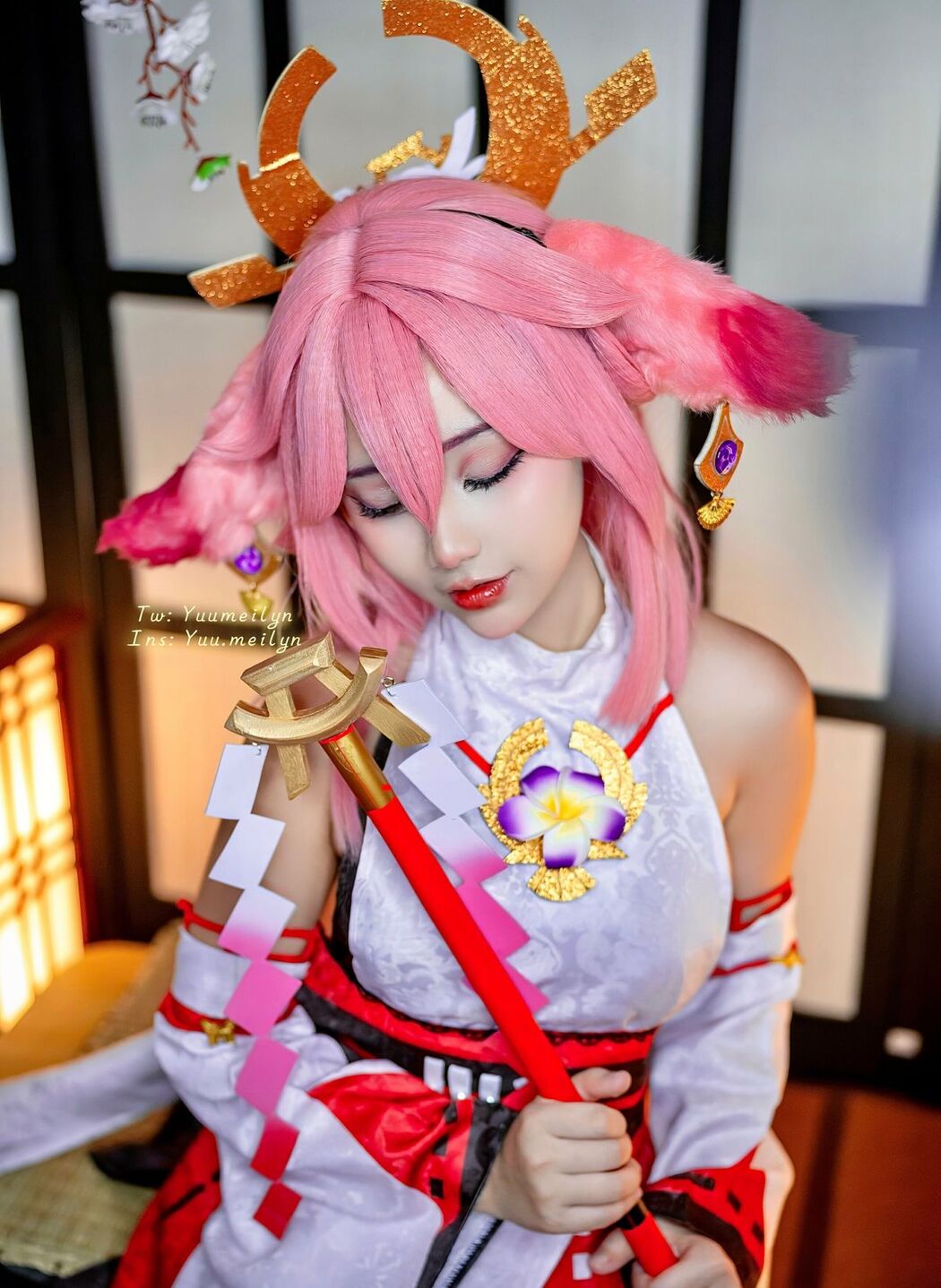 Coser@linhi_cute yuumeilyn – 八重神子 (54P – 6V)