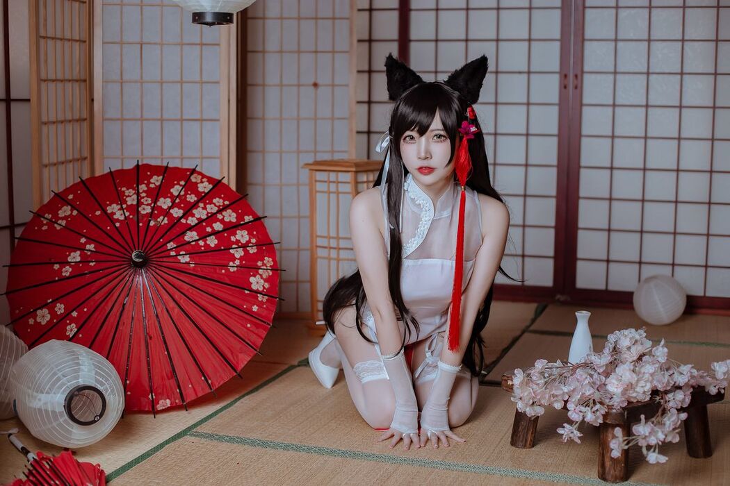 Coser@二佐Nisa – 犬之眷 碧蓝航线 爱宕 旗袍 (19P)