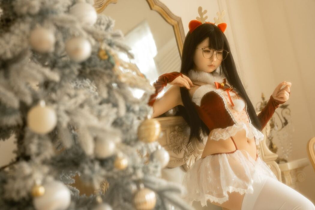 Coser@幼水铃衣 – 圣诞小鹿 (81P)