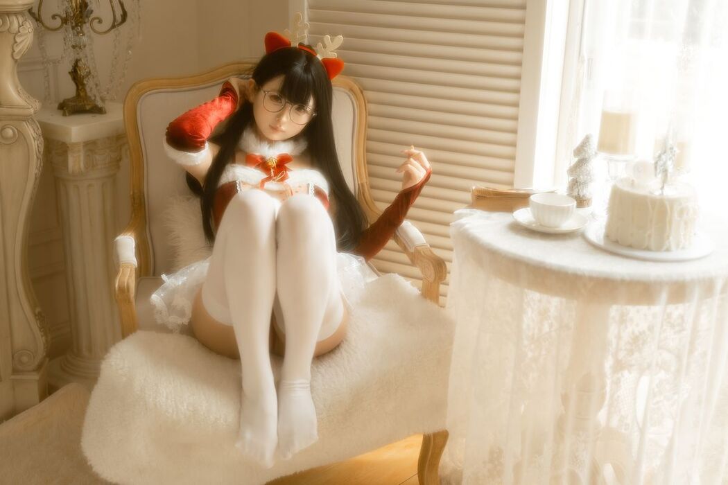 Coser@幼水铃衣 – 圣诞小鹿 (81P)