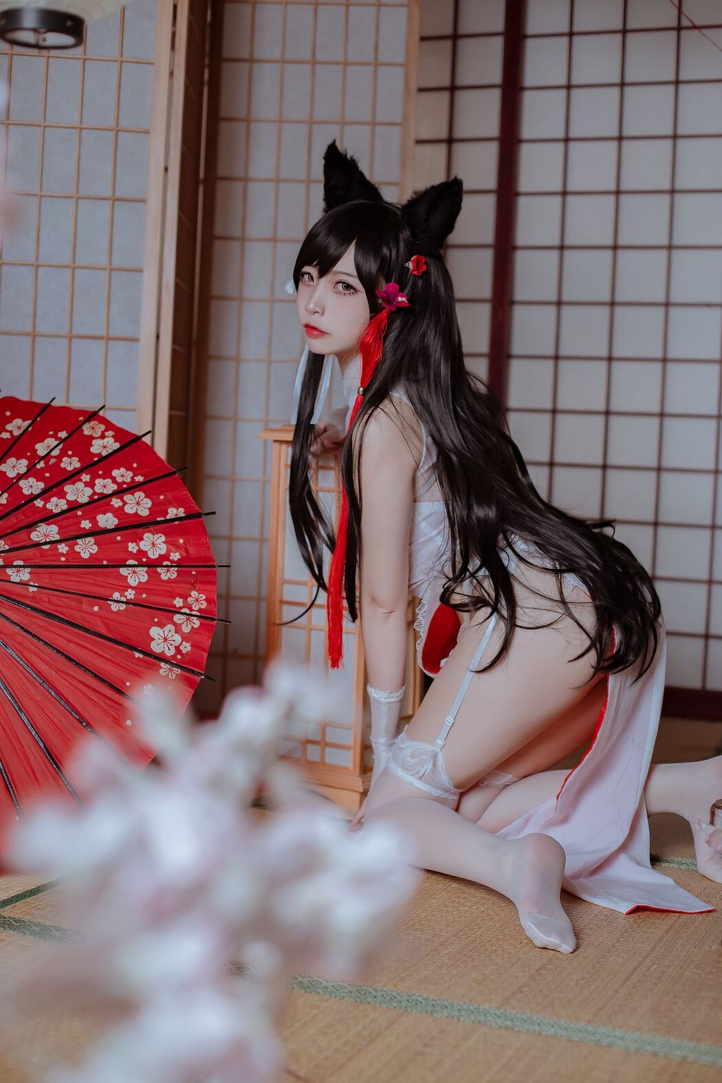 Coser@二佐Nisa – 犬之眷 碧蓝航线 爱宕 旗袍 (19P)