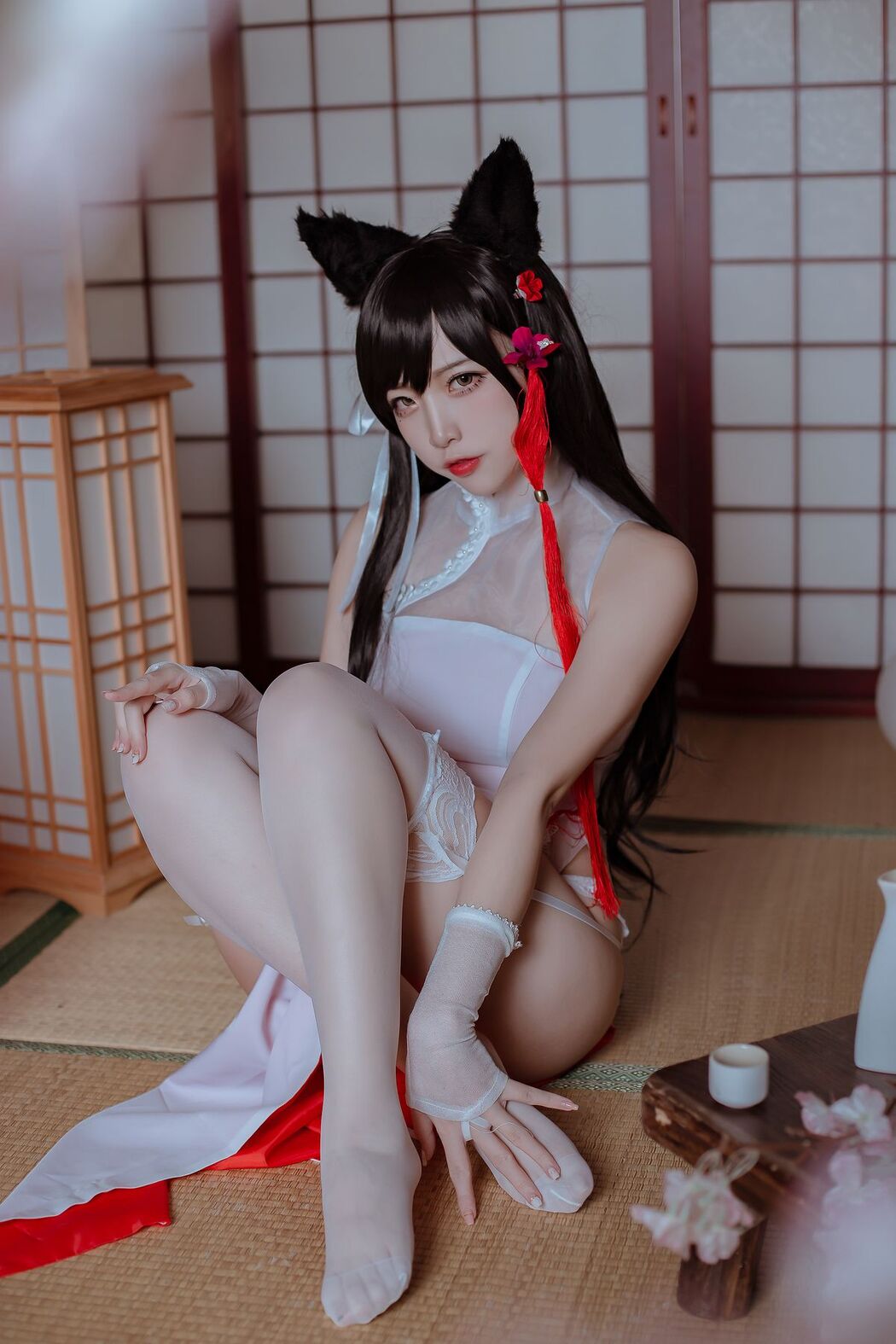 Coser@二佐Nisa – 犬之眷 碧蓝航线 爱宕 旗袍 (19P)