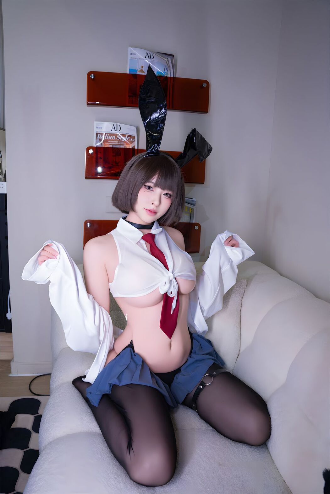 Coser@清水由乃 – JK兔女郎 (60P)