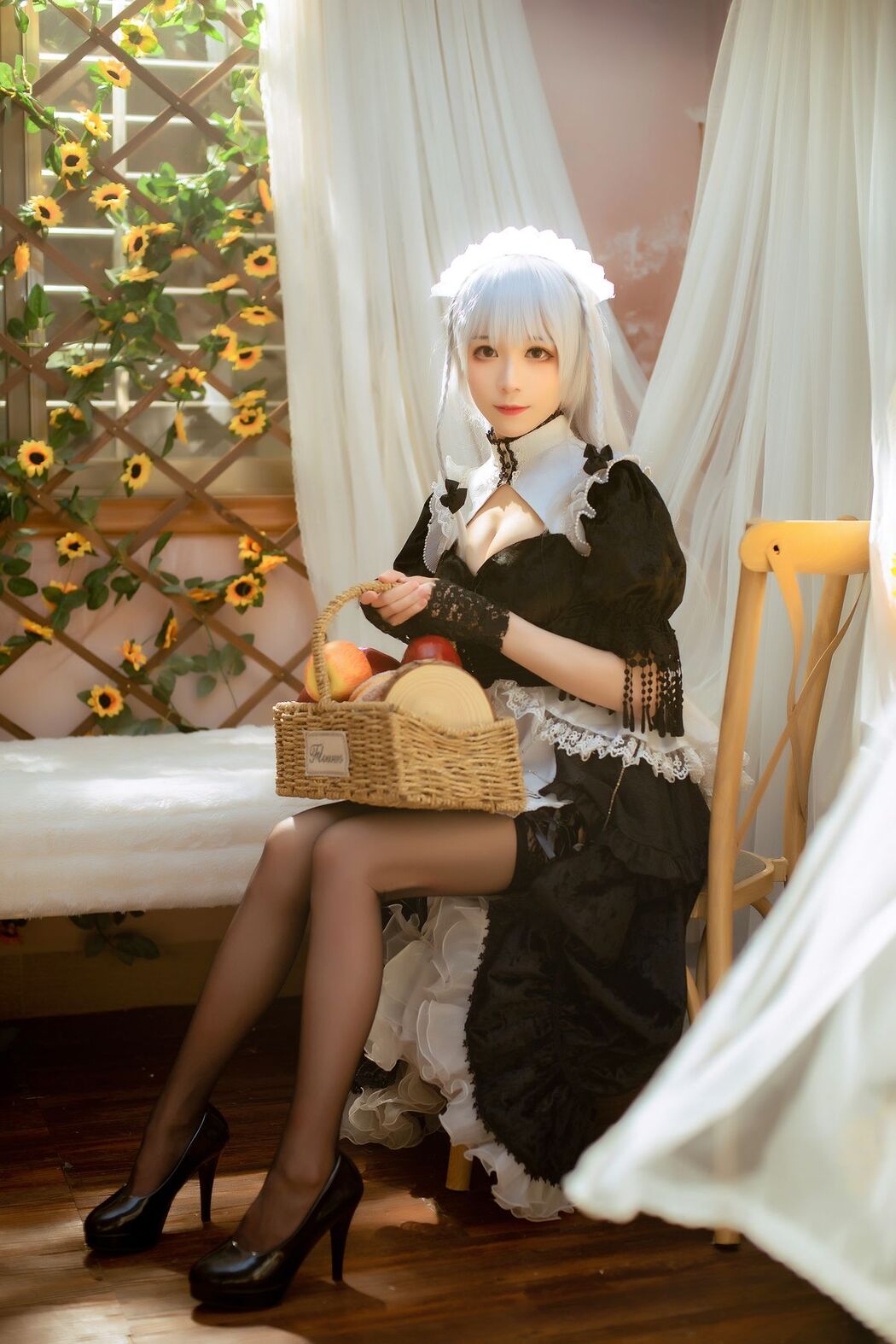 Coser@Tomoyo酱 – 碧蓝 赫敏女仆 (24P)