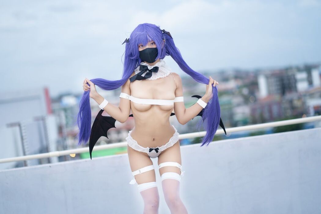 Coser@职业奶妈三水子 &#8211; 紫色双马尾魅魔 (49P)