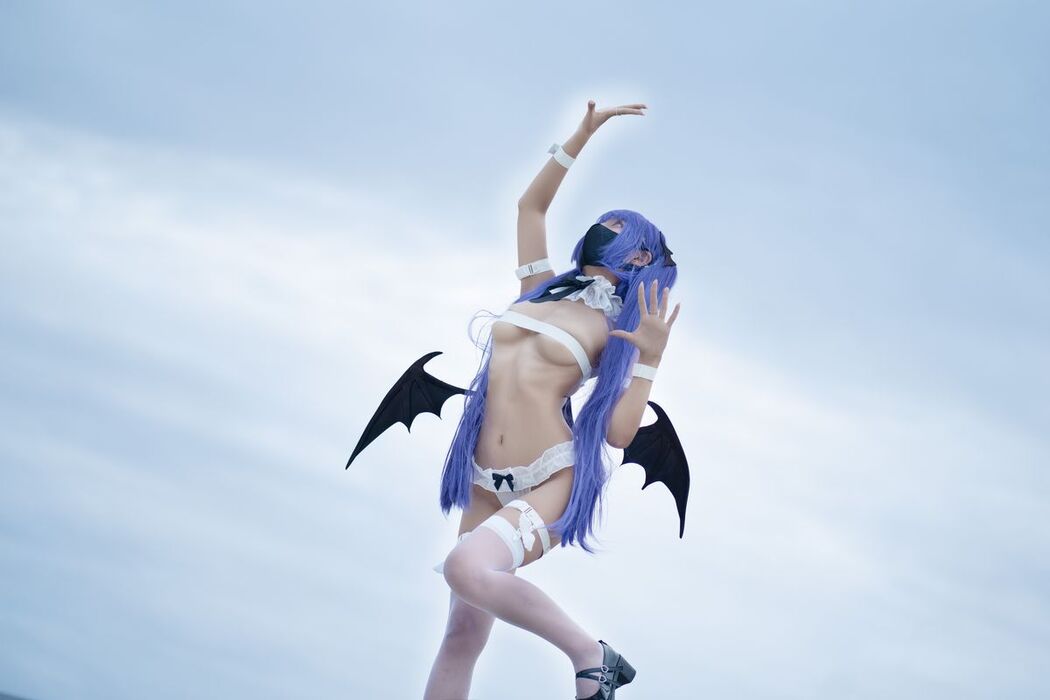 Coser@职业奶妈三水子 &#8211; 紫色双马尾魅魔 (49P)