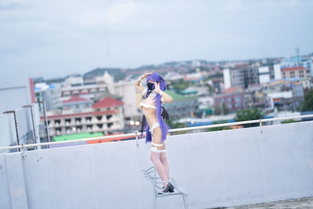 Coser@职业奶妈三水子 &#8211; 紫色双马尾魅魔 (49P)
