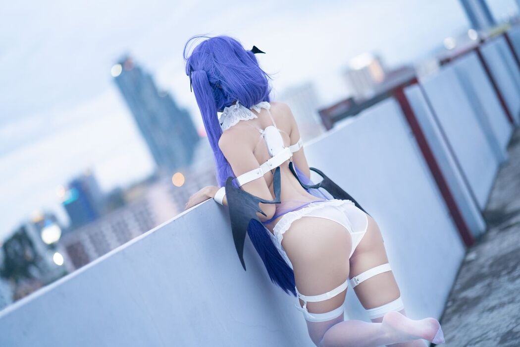 Coser@职业奶妈三水子 – 紫色双马尾魅魔 (49P)