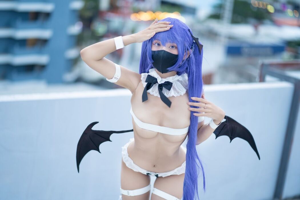 Coser@职业奶妈三水子 &#8211; 紫色双马尾魅魔 (49P)