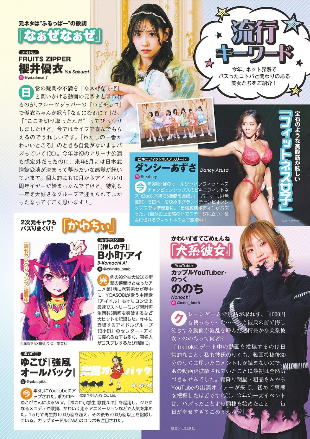 Weekly Playboy 2023 No.51 大原優乃 りりか 矢野ななか 福田ルミカ 桜田ひより 船井美玖 青木胡杜音 花井美理