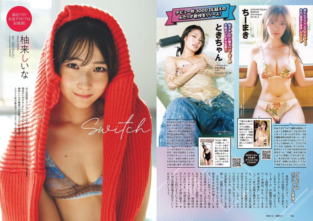 Weekly Playboy 2024 No.03-04 森香澄 蓬莱舞 紀内乃秋 青井春 柚来しいな 鵜川もえか 夜道雪