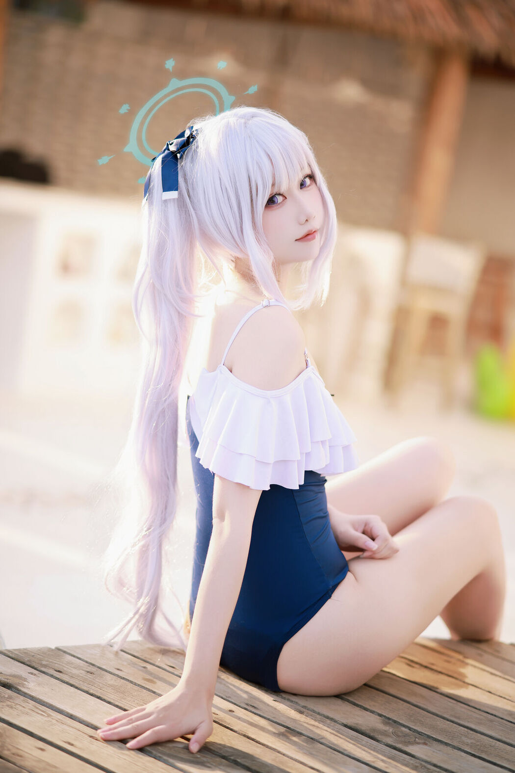Coser@lunananya – 宫子泳装 (21P)
