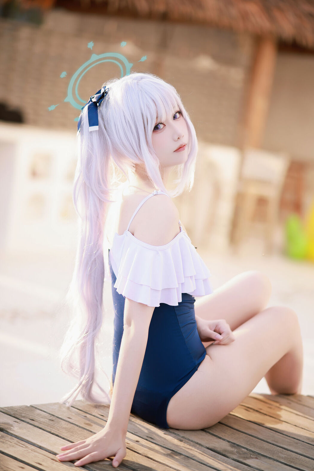 Coser@lunananya – 宫子泳装 (21P)