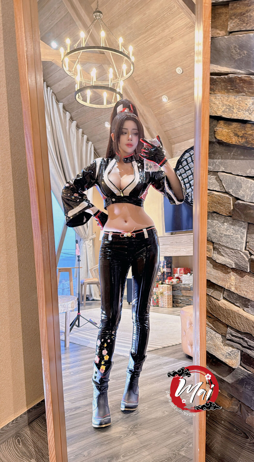 Coser@Byoru &#8211; Mai OG black Outfit (48P &#8211; 22V)