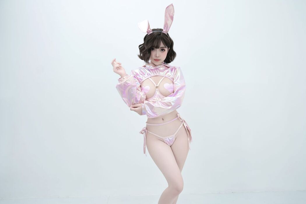 Coser@Bangni邦尼 – 粉色兔兔 Part1 (52P)