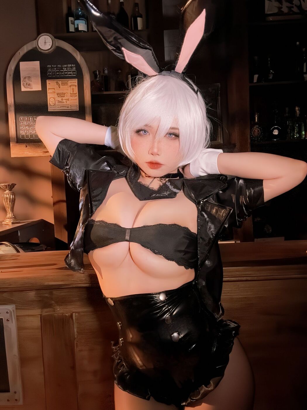 Coser@贞子蜜桃 – 2B兔女郎 (63P – 1V)