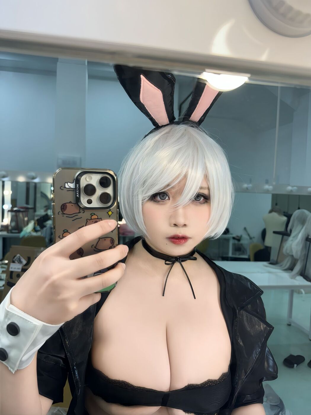Coser@贞子蜜桃 &#8211; 2B兔女郎 (63P &#8211; 1V)