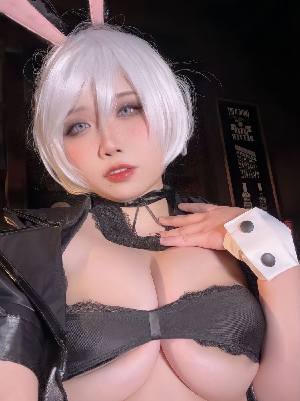 Coser@贞子蜜桃 – 2B兔女郎 (63P – 1V)