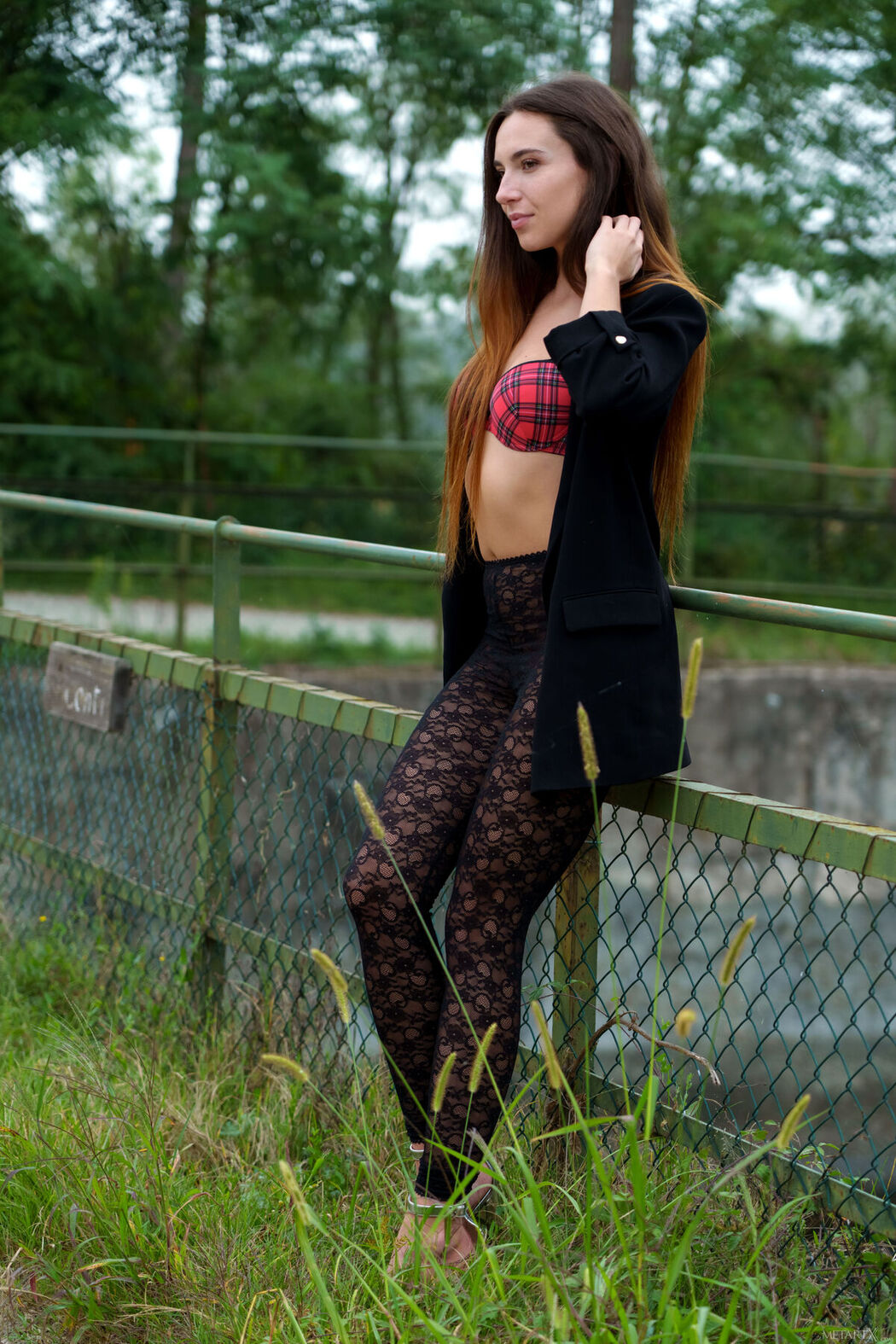 MetArtX Sakura Hell – Stockings On The Wood Part1 (61P)