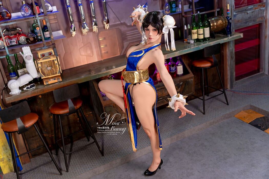 Coser@黏黏团子兔 – 2月作品 街霸-春丽』桃花旗袍 (87P – 1V)