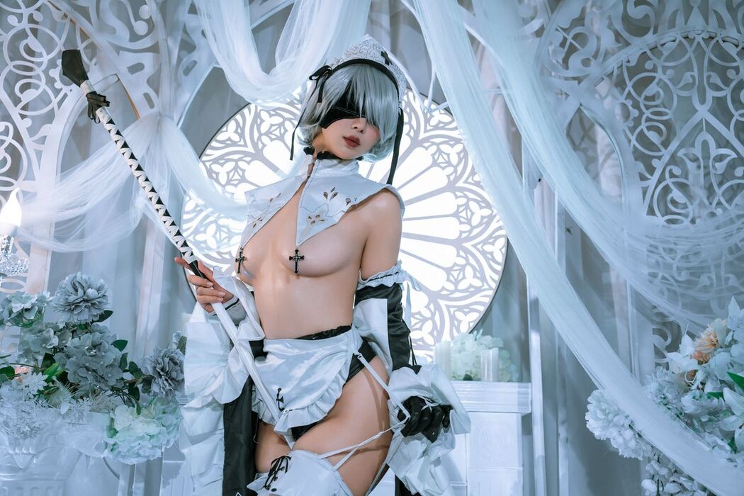 Coser@云溪溪 Yunx1x1 And 奶桃 &#8211; 2B本 YoRHa No.2 Type B 上 Part2 (58P)
