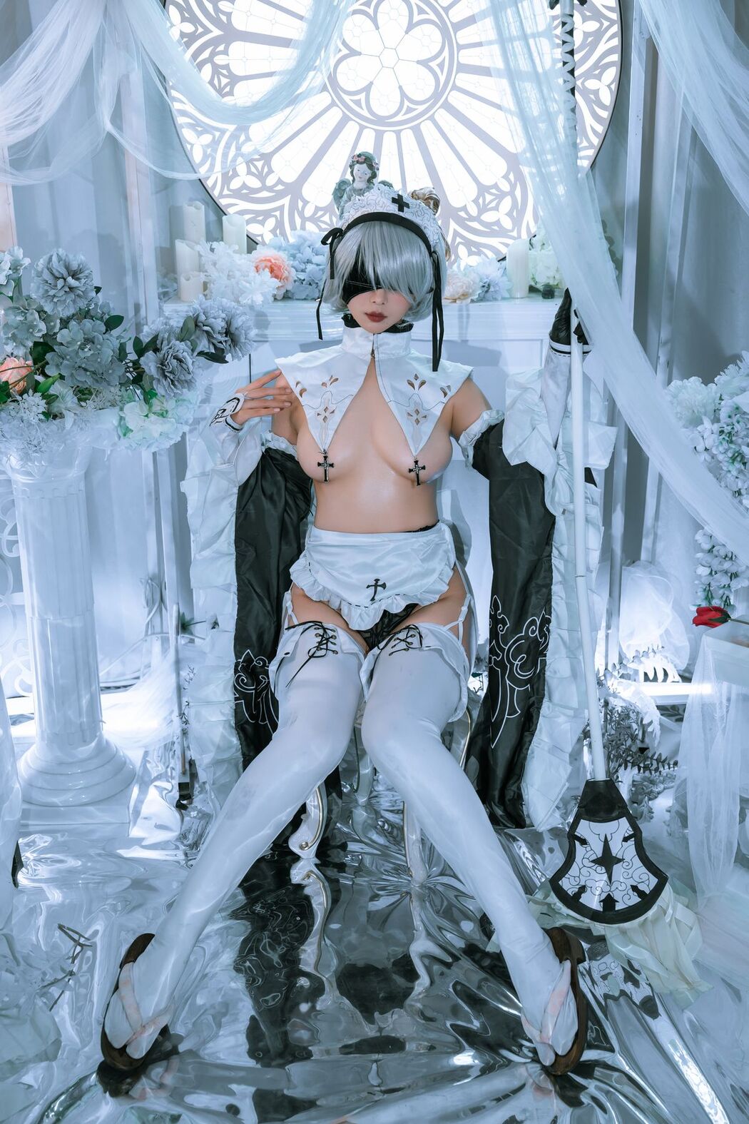 Coser@云溪溪 Yunx1x1 And 奶桃 &#8211; 2B本 YoRHa No.2 Type B 上 Part2 (58P)