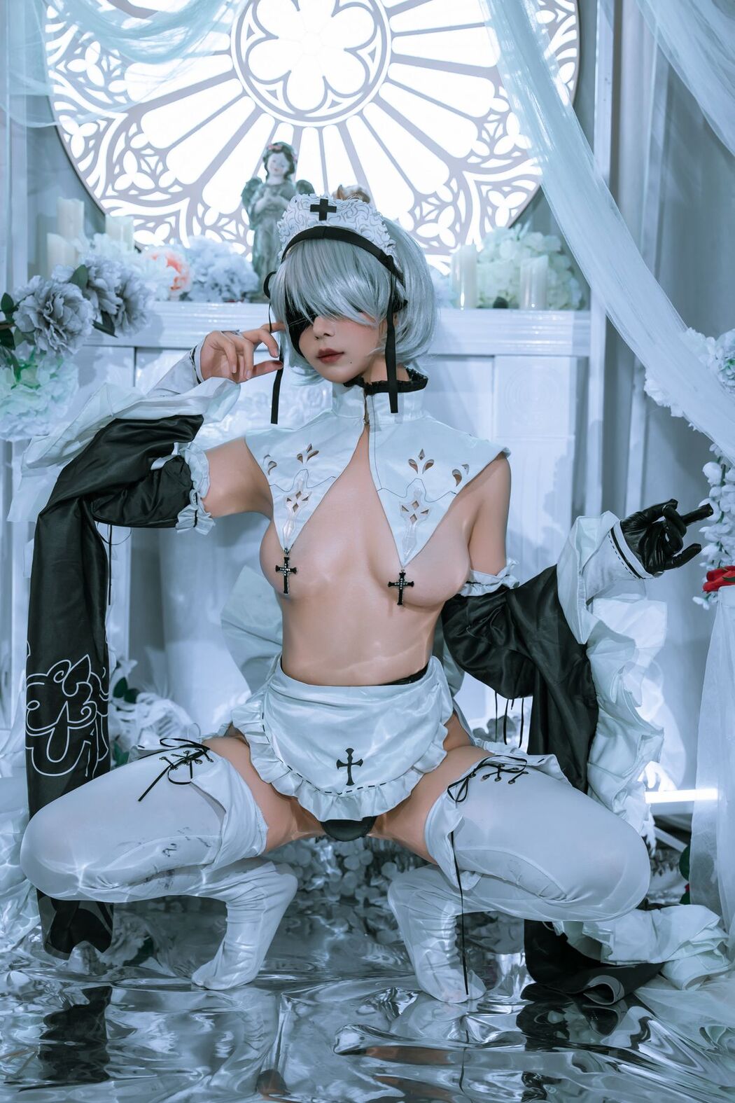Coser@云溪溪 Yunx1x1 And 奶桃 &#8211; 2B本 YoRHa No.2 Type B 上 Part2 (58P)