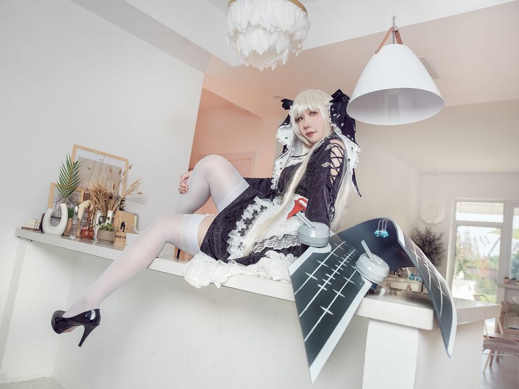 Coser@麻花麻花酱 – 可畏女仆 (16P)