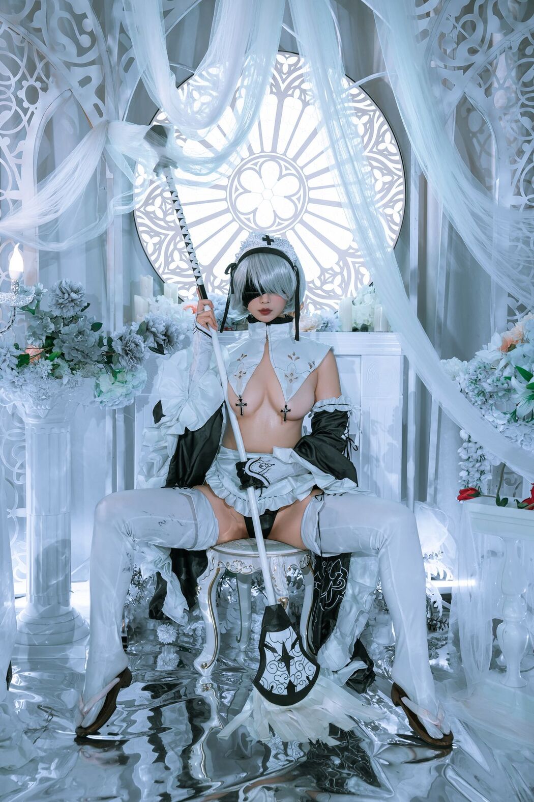 Coser@云溪溪 Yunx1x1 And 奶桃 &#8211; 2B本 YoRHa No.2 Type B 上 Part2 (58P)