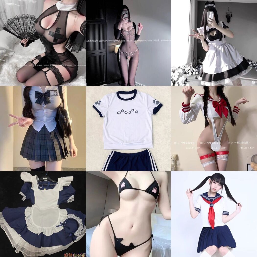 Coser@糕糕 – 萝莉体超级网红 福利视图集 Part02 (70P)