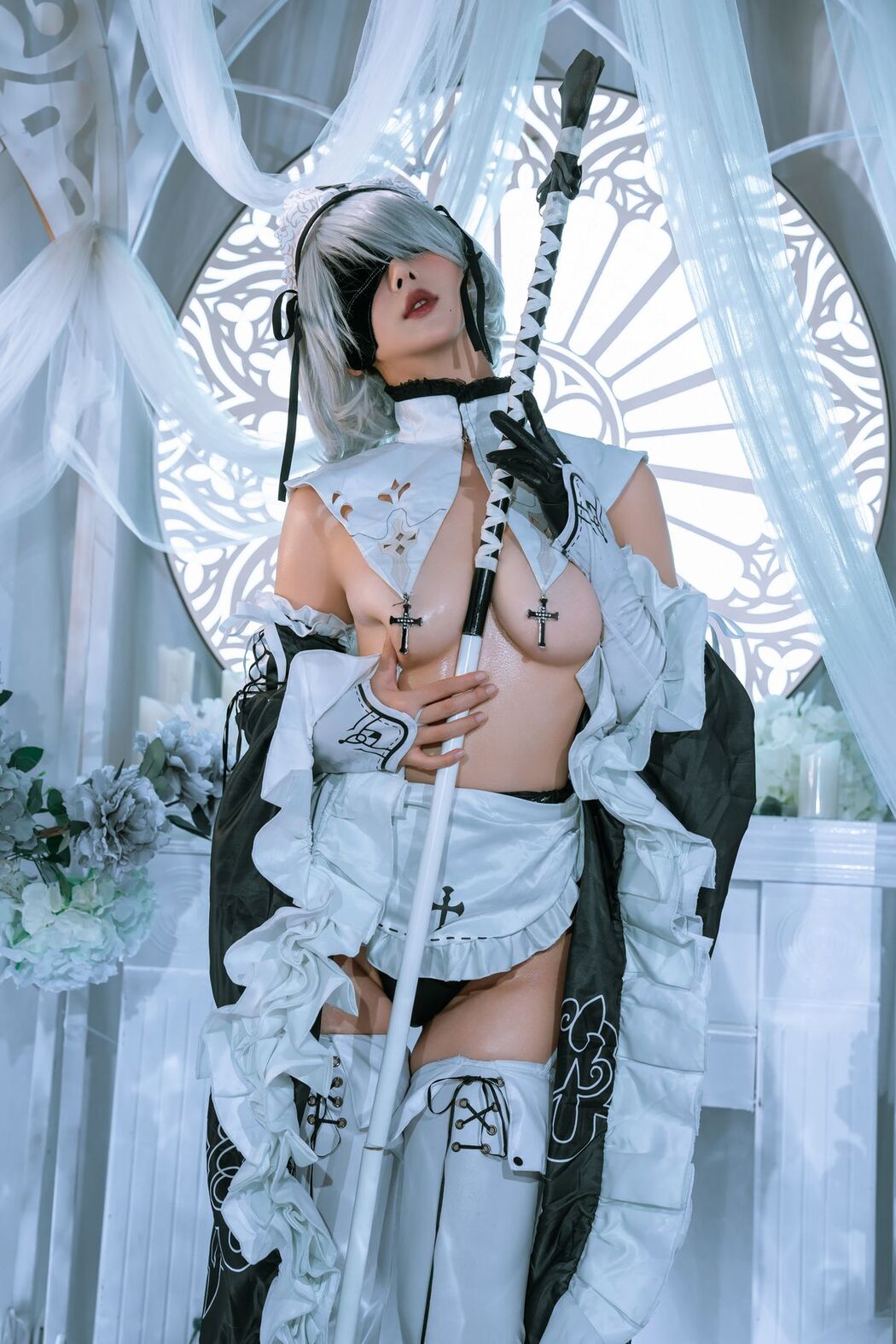 Coser@云溪溪 Yunx1x1 And 奶桃 &#8211; 2B本 YoRHa No.2 Type B 上 Part2 (58P)