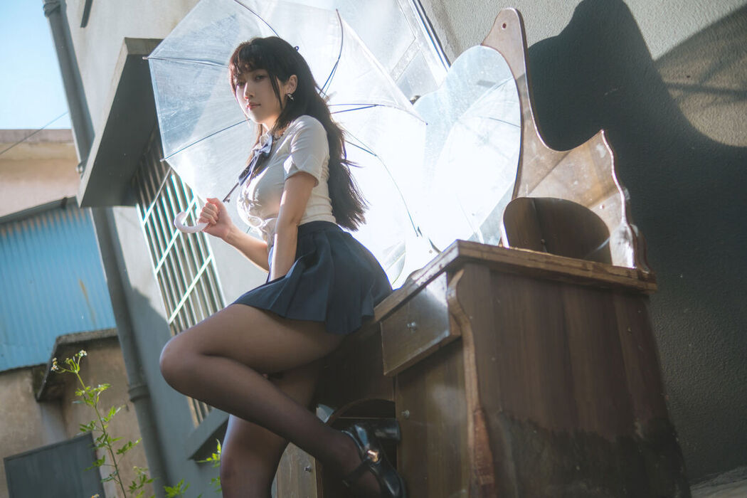Coser@不呆猫 &#8211; JK学妹户外 (60P)