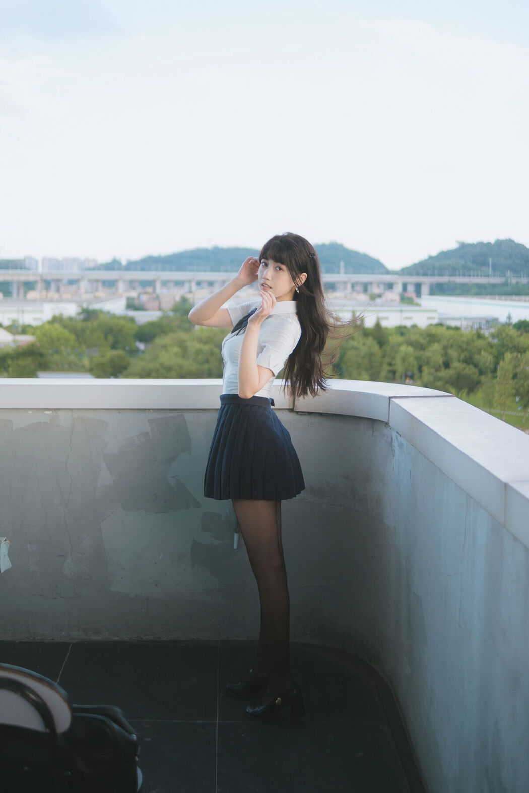 Coser@不呆猫 &#8211; JK学妹户外 (60P)