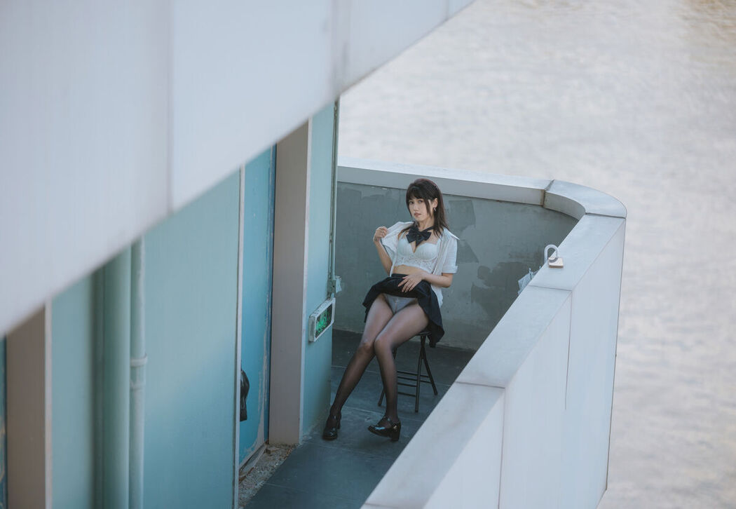 Coser@不呆猫 &#8211; JK学妹户外 (60P)