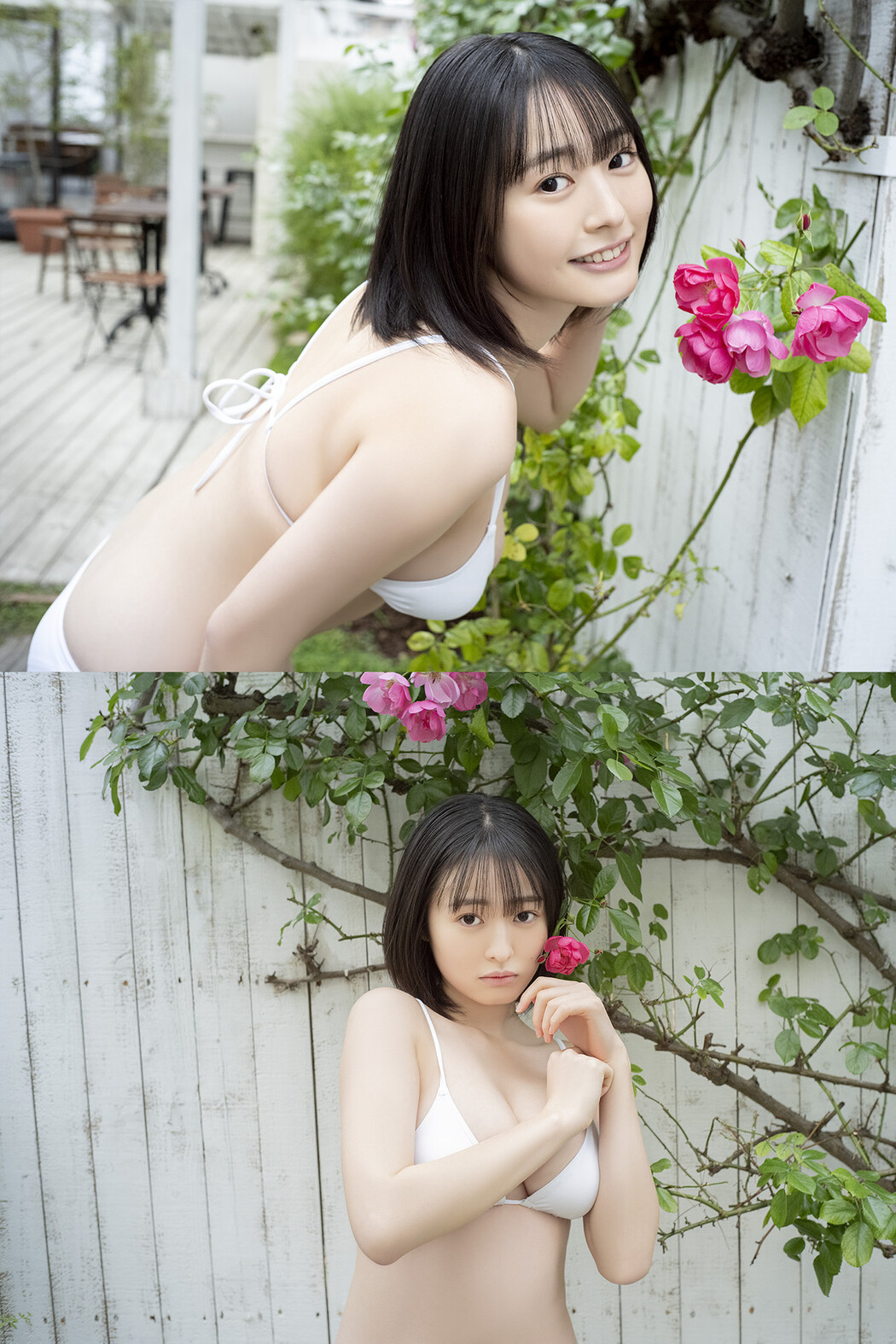 Miu Shirahama 白濱美兎, 漫画アクションデジタル写真集 「Pure White」 Set.01