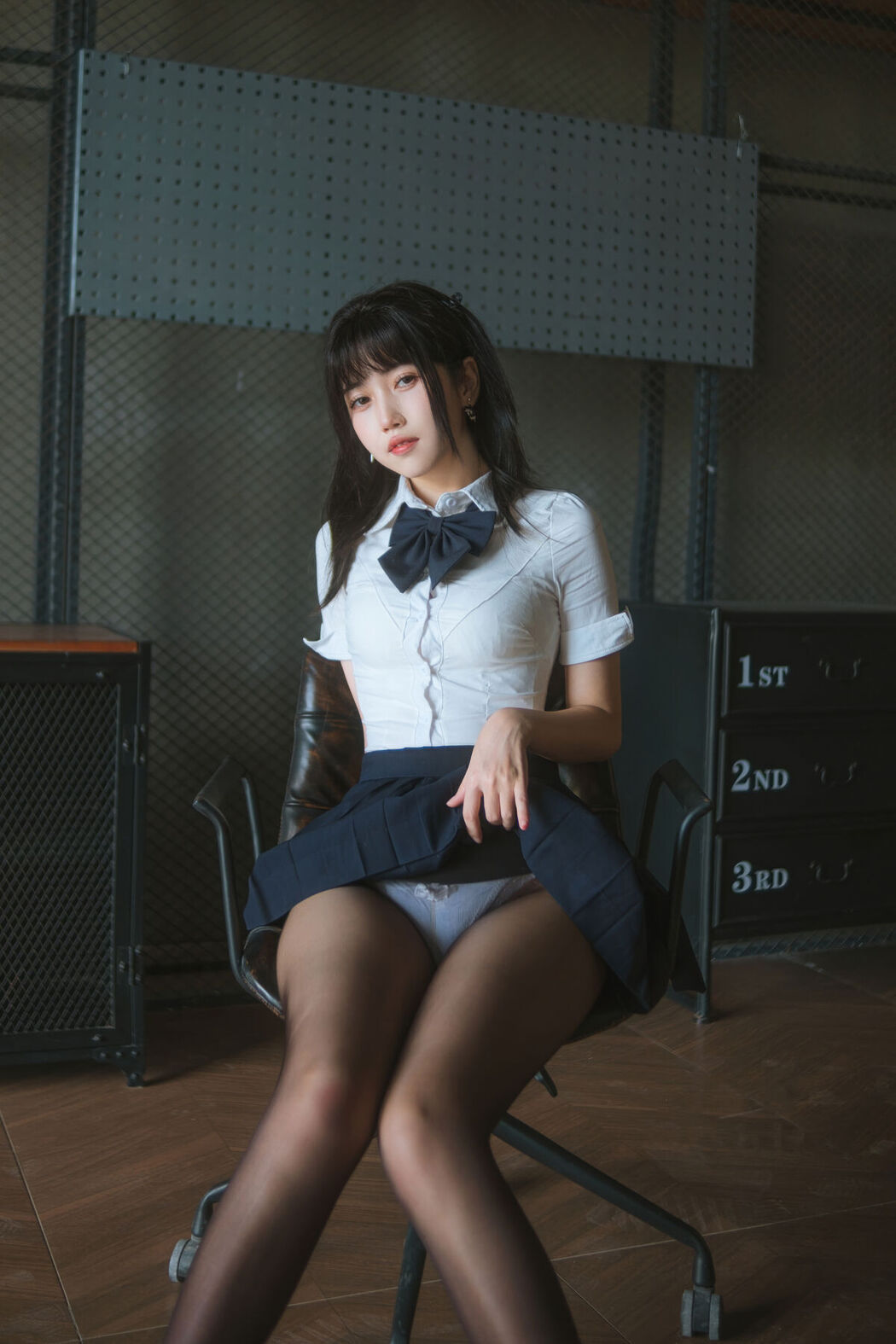 Coser@不呆猫 &#8211; JK学妹户外 (60P)