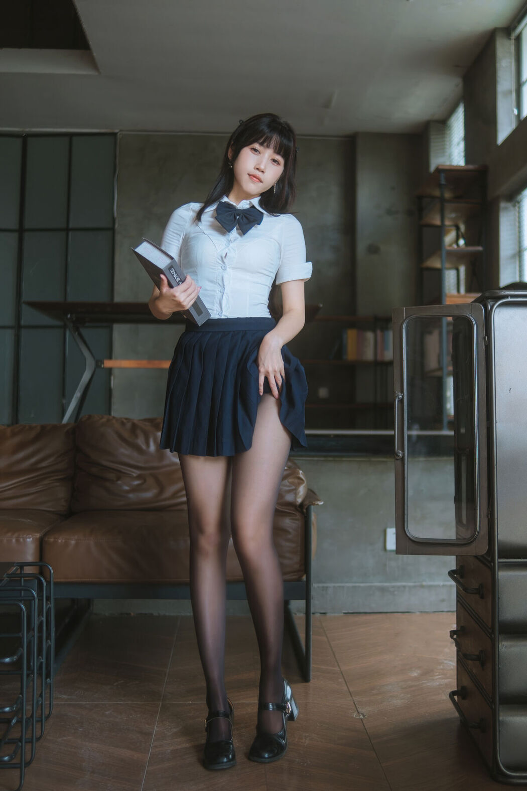 Coser@不呆猫 &#8211; JK学妹户外 (60P)